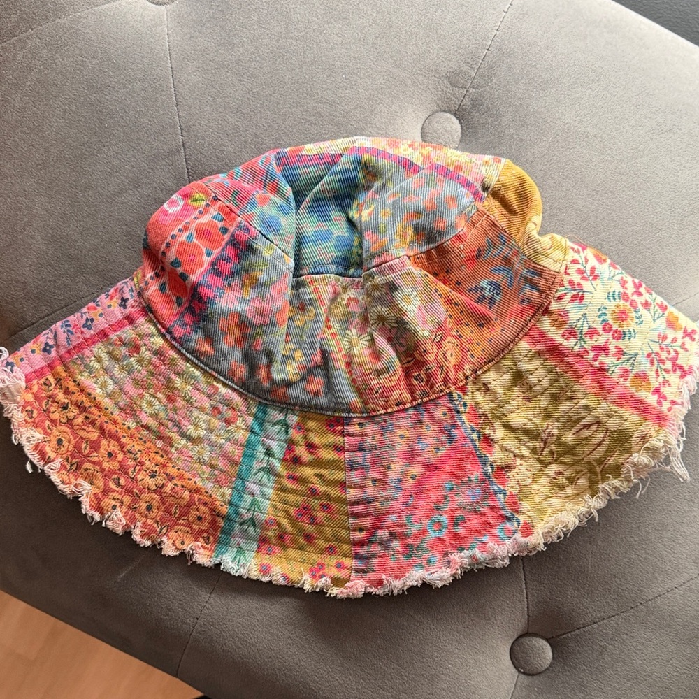 Natural Life Patchwork Bucket Hat